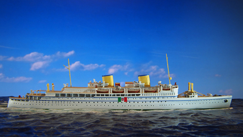 Passenger vessel "Victoria" LloyTT (1 p.) I 1940 Risawoleska RI 77c